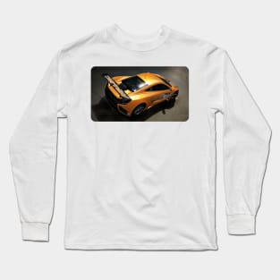 McLaren MP4-12C Cartoon Drawing Action Print Long Sleeve T-Shirt